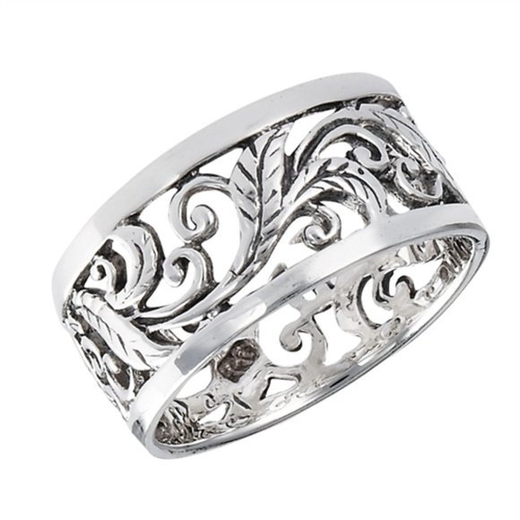 "Gardeners Delight" sterling ring - Picture 1 of 3